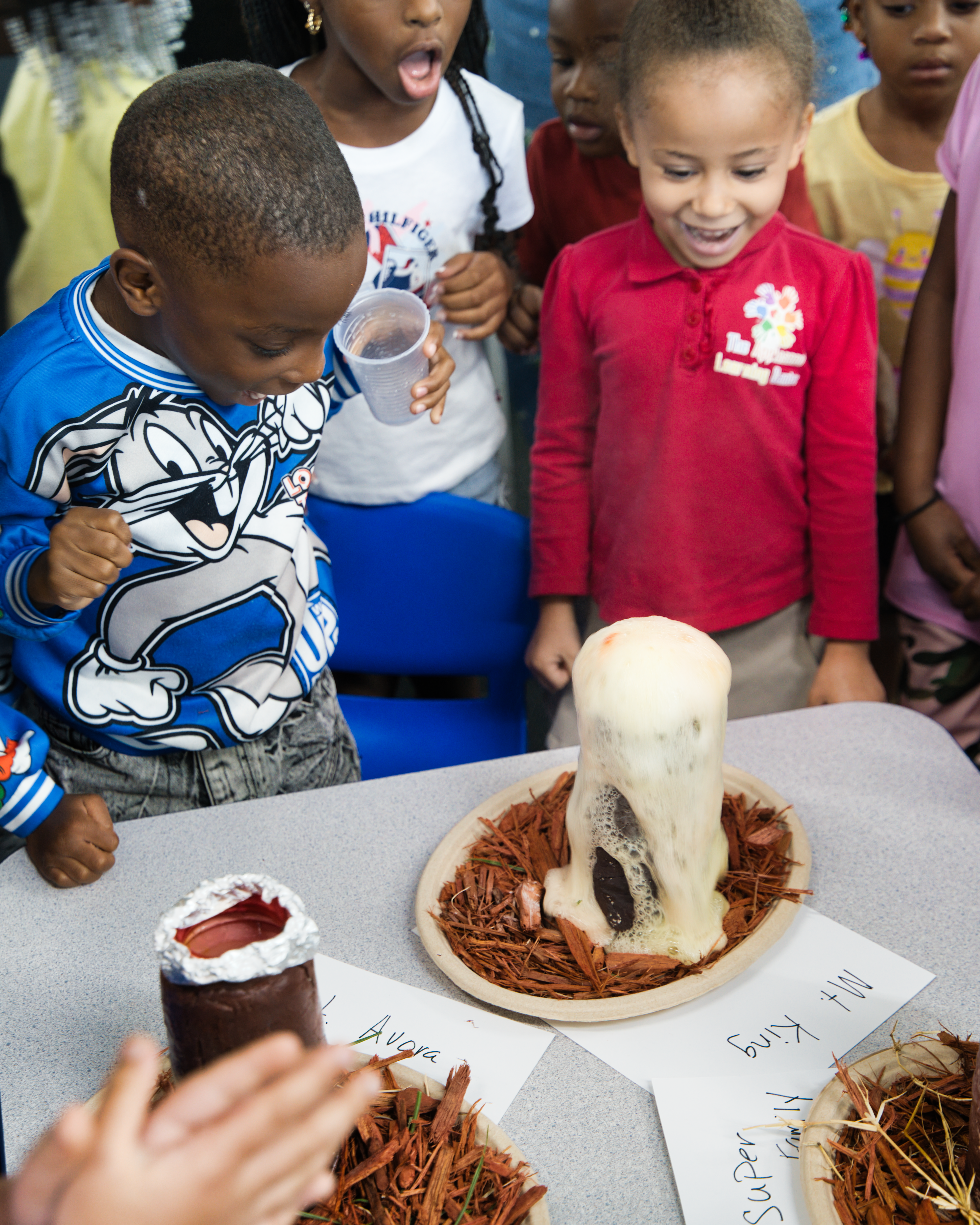 Children learning in the classroom at Appleseed Learning Center