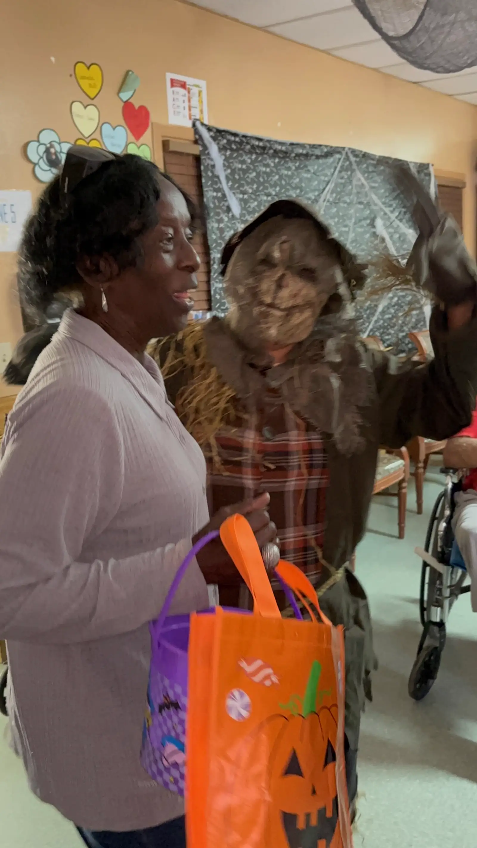Indoor Halloween event with children